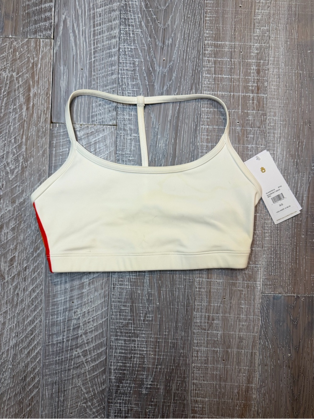 NET Spiritual Gangster Rainbow T-back Sports Bra